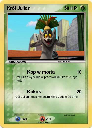 Pokemon Król Julian