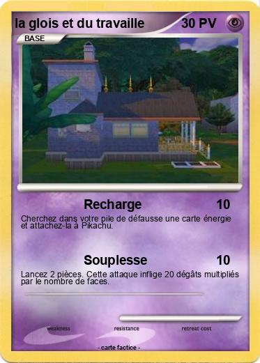 Pokemon la glois et du travaille