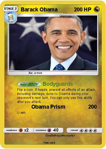 Pokemon Barack Obama