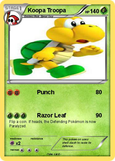 Pokemon Koopa Troopa