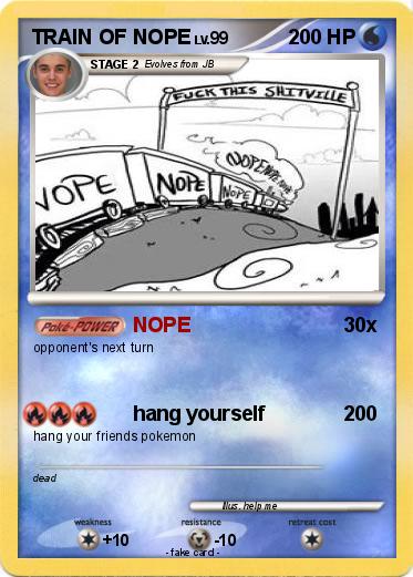 Pokemon TRAIN OF NOPE