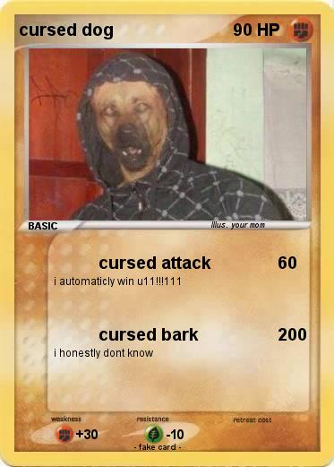 Pokemon cursed dog