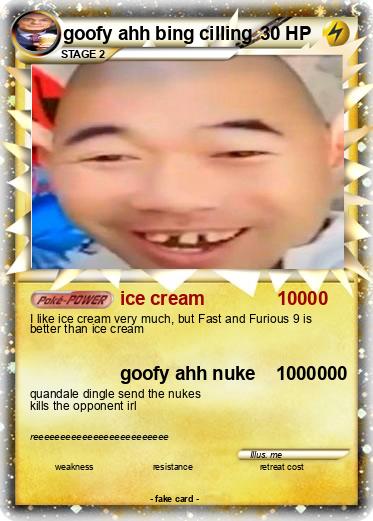 Pokemon goofy ahh bing cilling