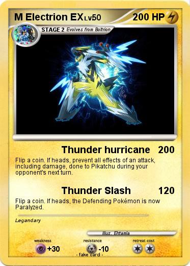 Pokemon M Electrion EX