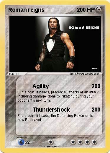 Pokemon Roman reigns