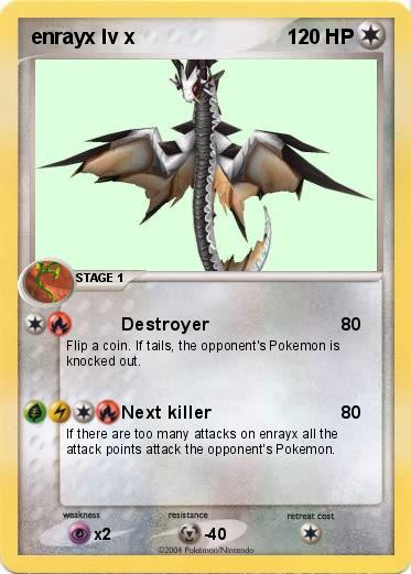 Pokemon enrayx lv x