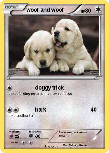 Pokemon woof and woof