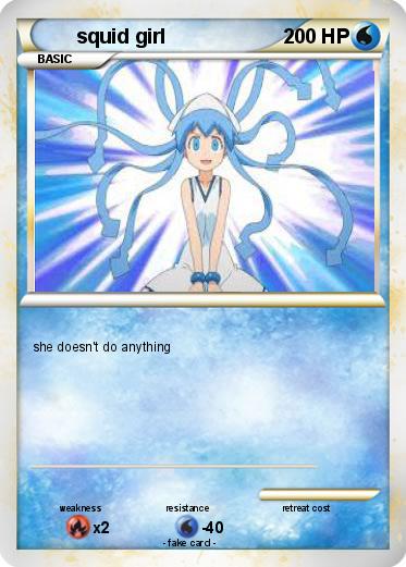 Pokemon squid girl