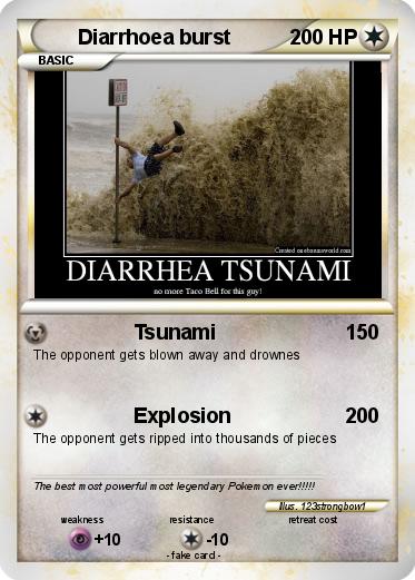 Pokemon Diarrhoea burst