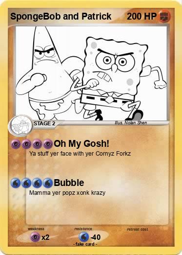 Pokemon SpongeBob and Patrick