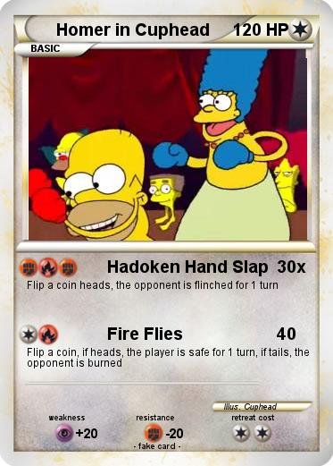 Pokemon Homer in Cuphead