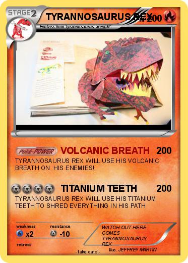 Pokemon TYRANNOSAURUS REX