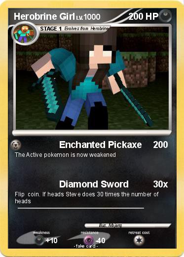Pokemon Herobrine Girl