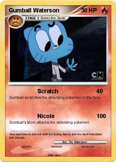 Pokemon Gumball Waterson