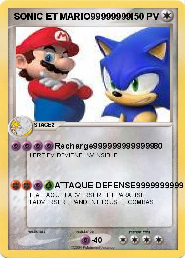 Pokemon SONIC ET MARIO99999999