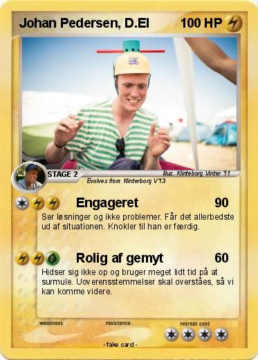 Pokemon Johan Pedersen, D.El