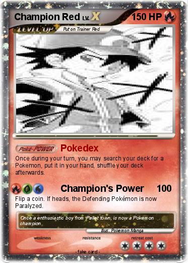 Pokemon Champion Red