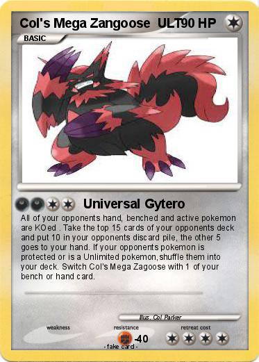 Pokemon Col's Mega Zangoose  ULT