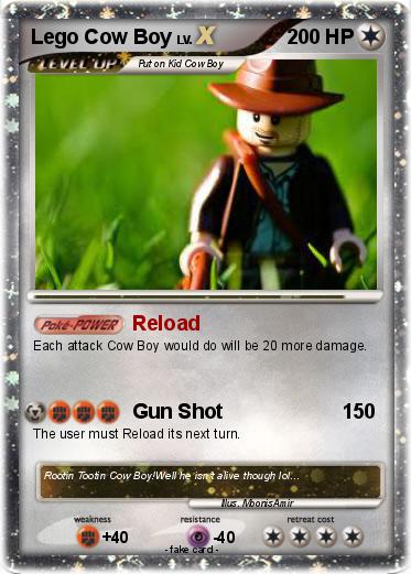Pokemon Lego Cow Boy