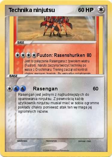 Pokemon Technika ninjutsu