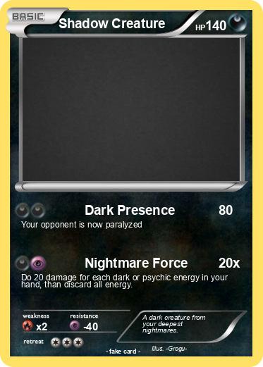 Pokemon Shadow Creature