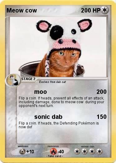 Pokemon Meow cow