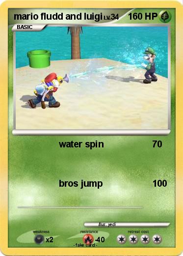 Pokemon mario fludd and luigi