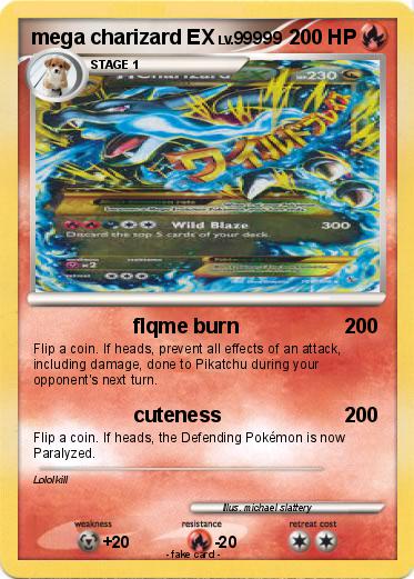 Pokemon mega charizard EX