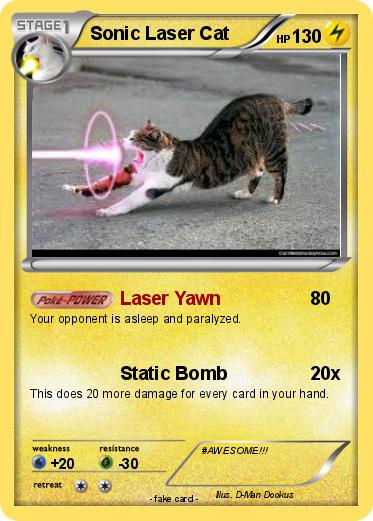 Pokemon Sonic Laser Cat