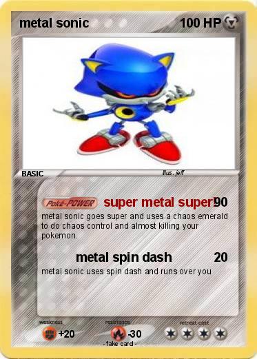 Pokemon metal sonic