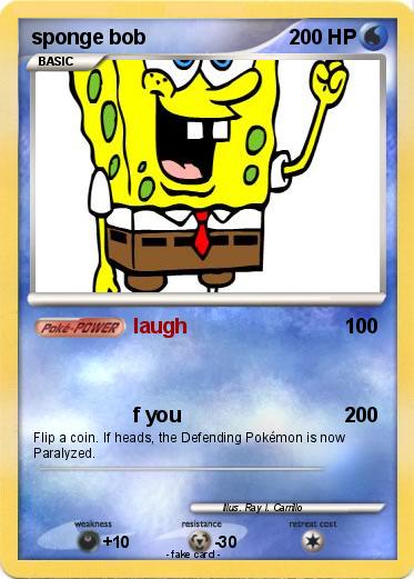 Pokemon sponge bob