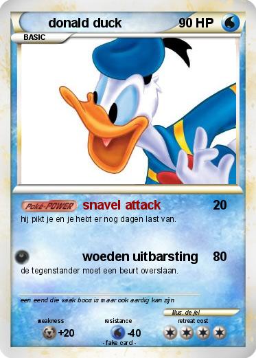 Pokemon donald duck