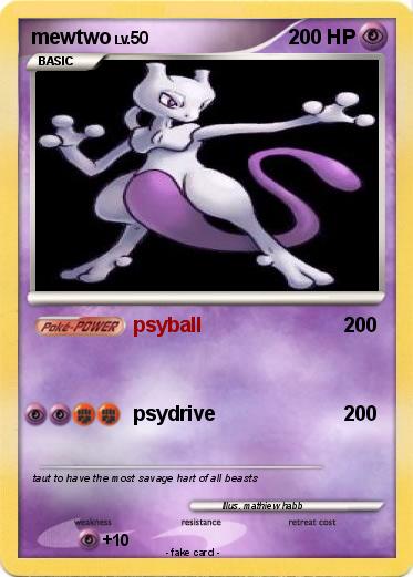 Pokemon mewtwo