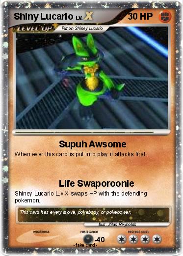 Pokemon Shiny Lucario