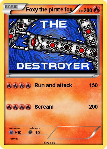 Pokemon Foxy the pirate fox