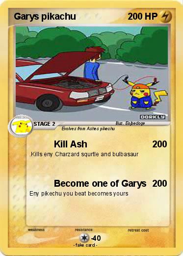 Pokemon Garys pikachu
