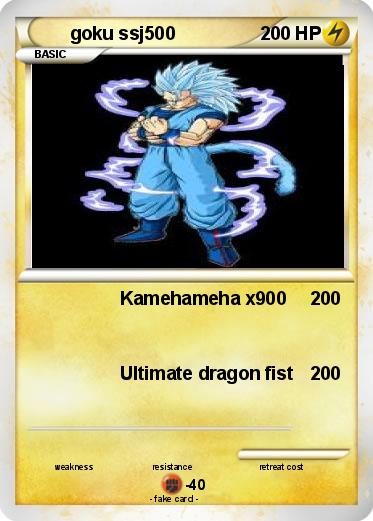 Pokemon goku ssj500