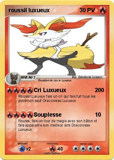 Pokemon roussil luxueux