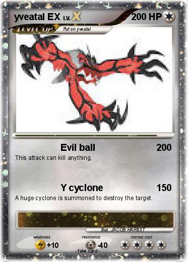 Pokemon yveatal EX