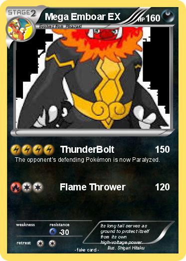 Pokemon Mega Emboar EX