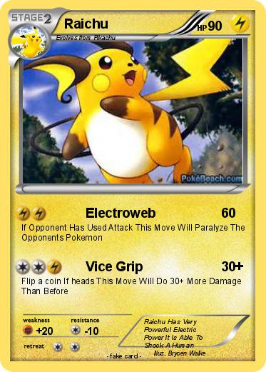 Pokemon Raichu