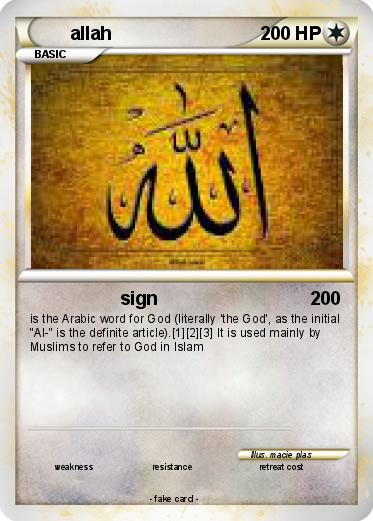 Pokemon allah