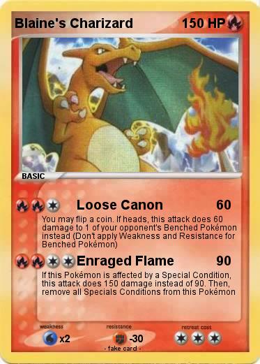 Pokemon Blaine's Charizard