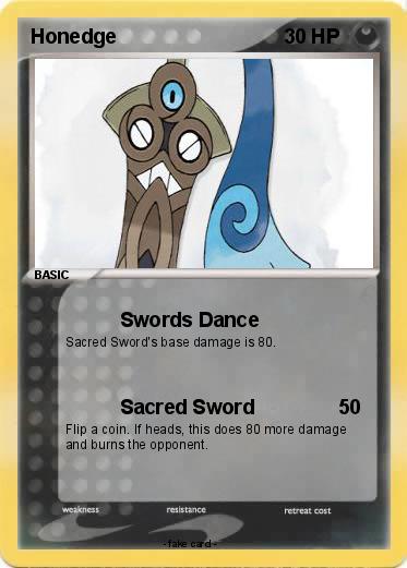 Pokemon Honedge