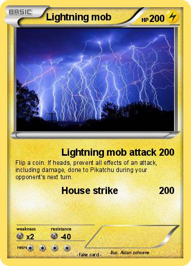 Pokemon Lightning mob