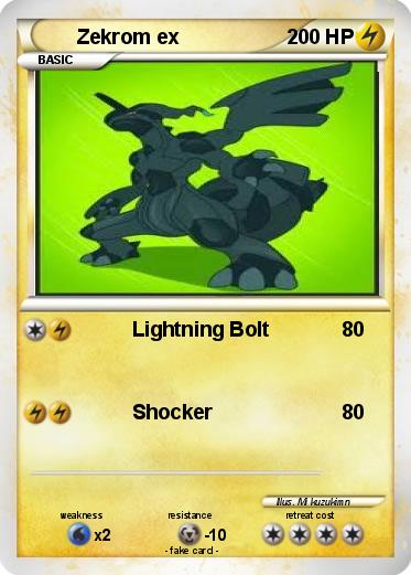 Pokemon Zekrom ex