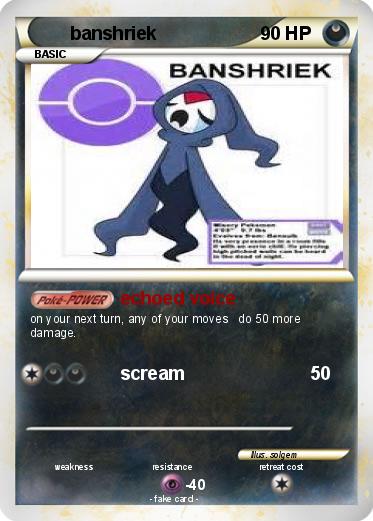 Pokemon banshriek