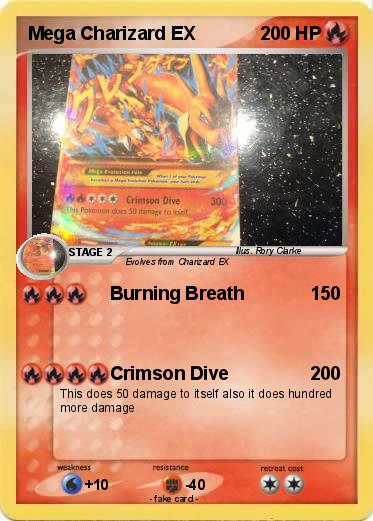 Pokemon Mega Charizard EX