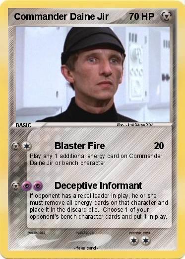 Pokemon Commander Daine Jir