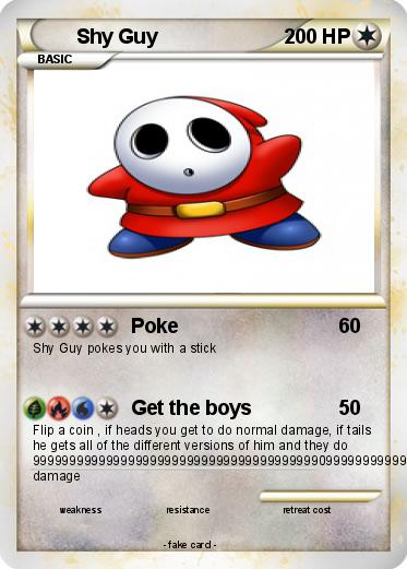 Pokemon Shy Guy